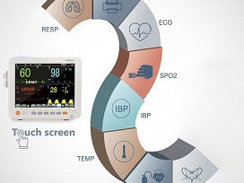 patient-monitor-md-12m-measuring-spo2-pr-nibp-temperature-resp-and-ecg